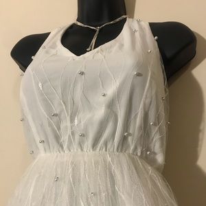 Fashion Nova Pearl Prize Tulle dress